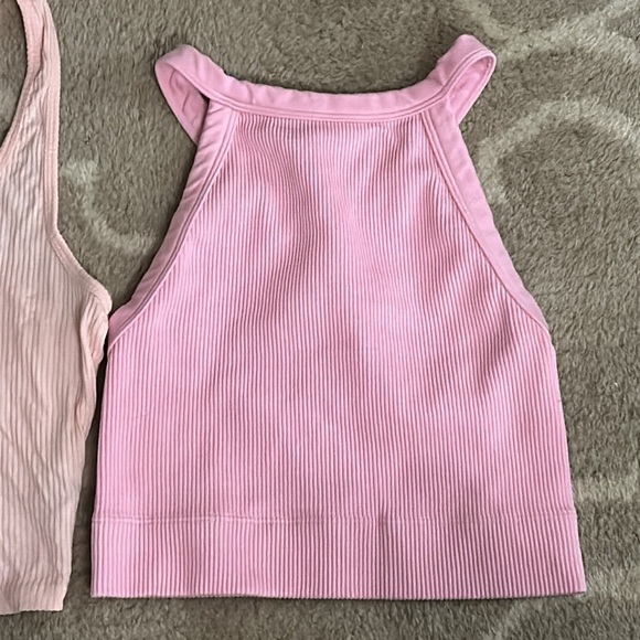 Gilly Hicks & Garage XS Pink Tank Tops - Picture 4 of 7